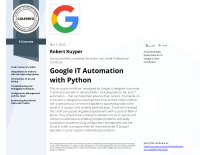 Google IT Automation with Python